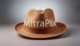 fashionable-hat-on-grey