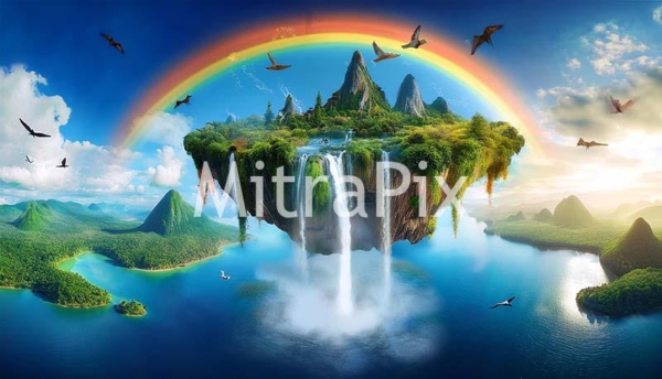 surreal-floating-island