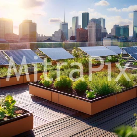 sustainable-urban-rooftop-garden-with-solar-panels-and-greenery