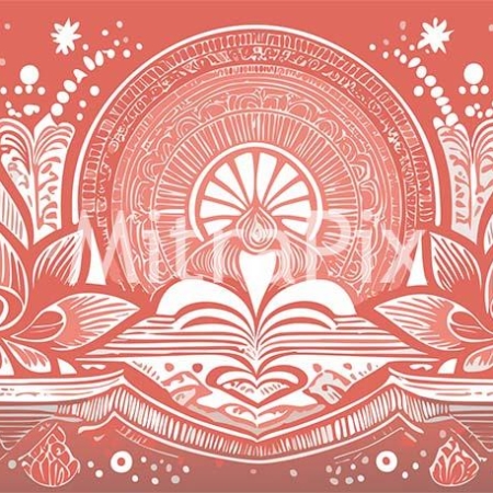 traditional-aipan-art-vector-geometric-and-floral-indian-folk-design