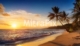 tropical-island-beach-at-sunset-with-palm-trees