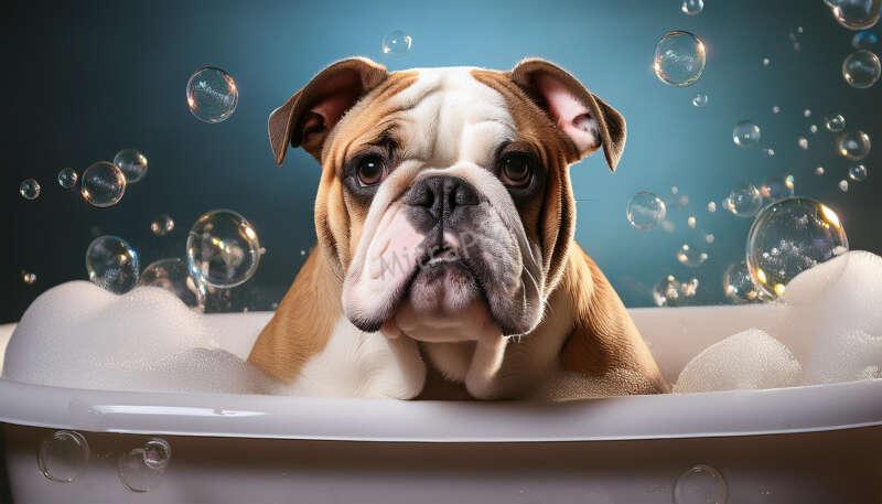 Bulldog in a Bathtub