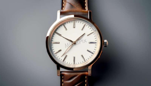Classic Wristwatch on Grey