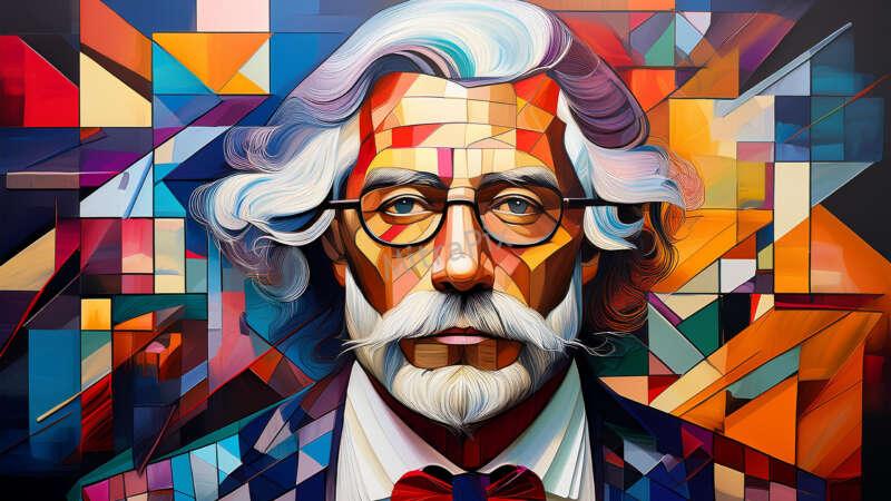 Einstein in Cubist Vision