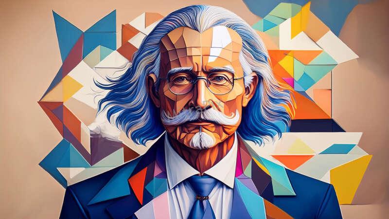 Einstein in Cubist Vision