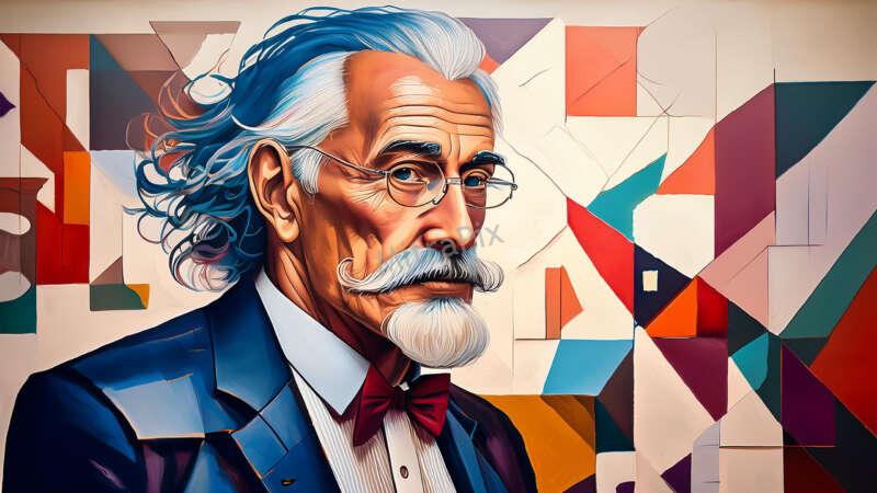 Einstein in Cubist Vision