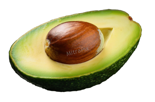 Fresh Avocado Half PNG