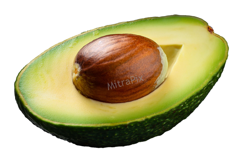 Fresh Avocado Half PNG
